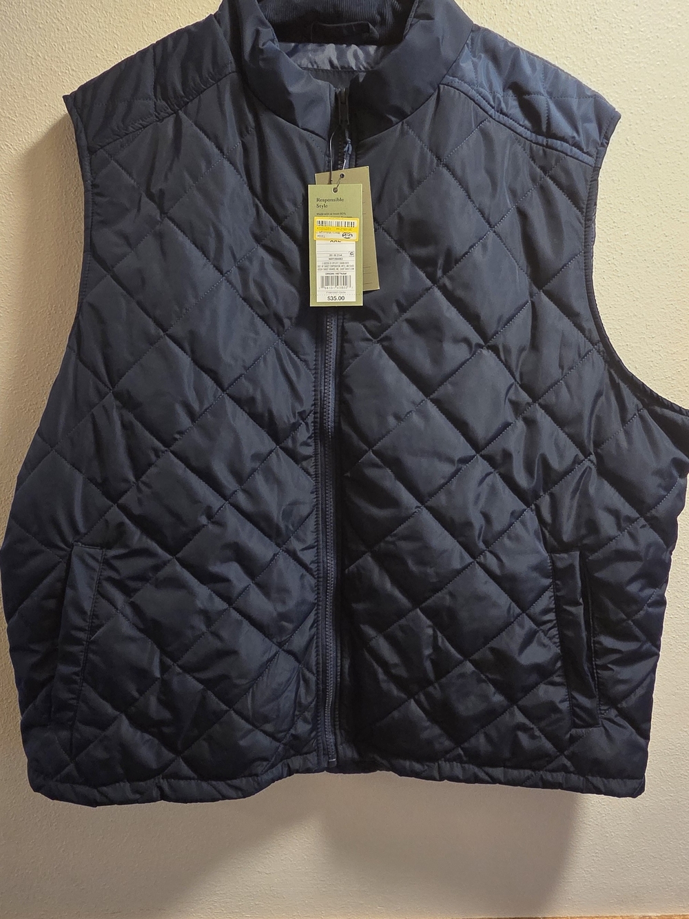 Goodfellow & Co Navy Quilted Vest